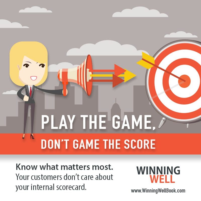 Employee engagement - play the game don't game the score