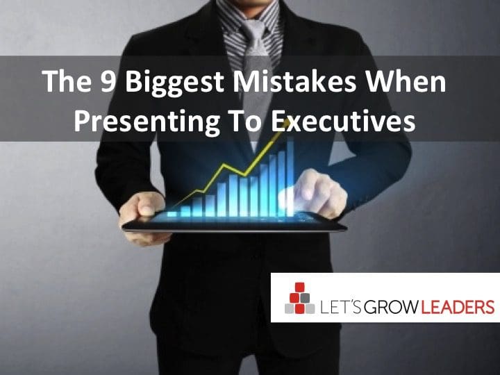 Better Executive Presentations: Avoid These Big  Mistakes