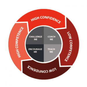 develop people with the confidence competence model