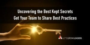 encourage sharing ideas and best practices