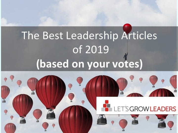 The Best Leadership Articles of 2019 (based on your votes)