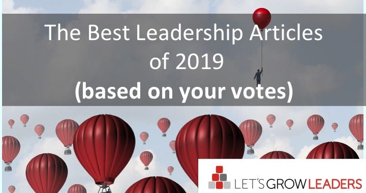 The Best Leadership Articles of 2019 (based on your votes) - Let's Grow ...