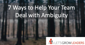 How to deal with ambiguity