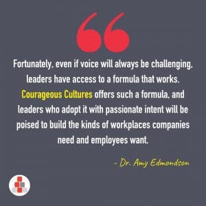 Amy Edmondson Quote - psychological safety and courage