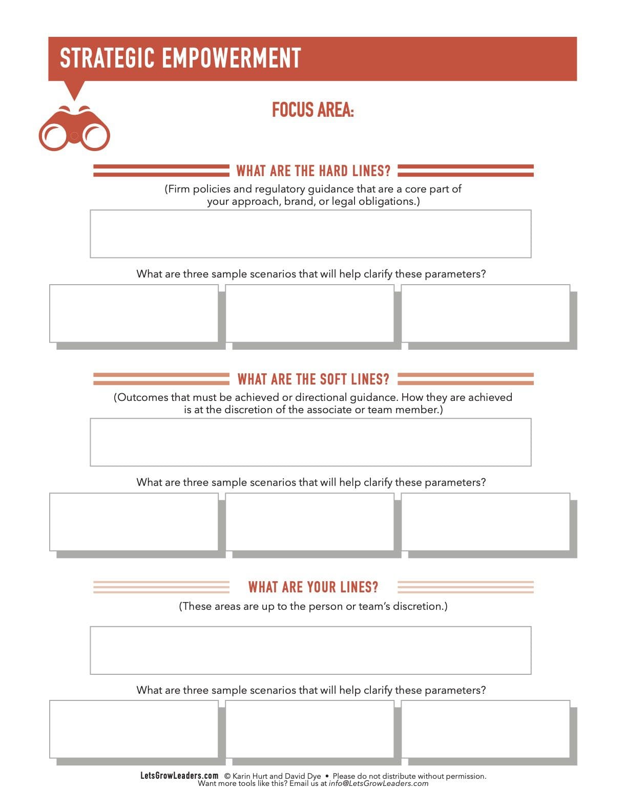 strategic empowerment delegation tool