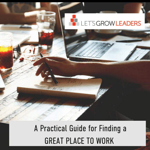 A Practical Guide to Finding a Great Place to Work