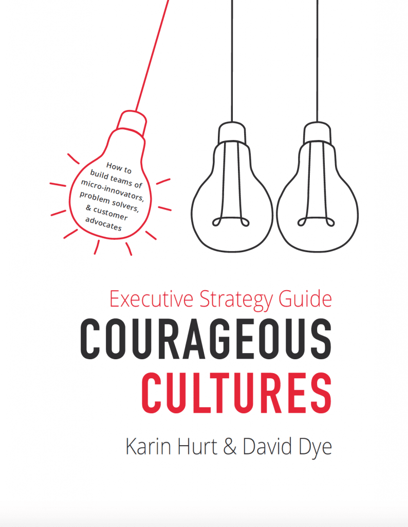 executive strategy guide for courageous cultures