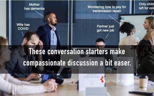 Compassionate conversation starters
