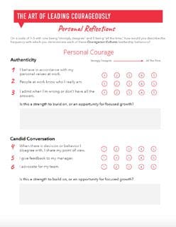 courageous cultures assessment