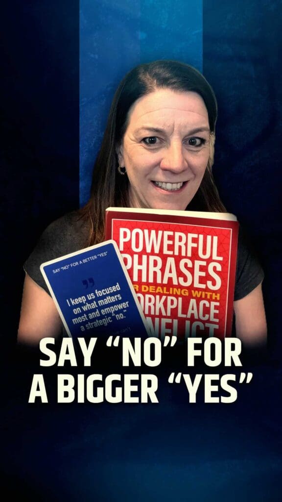 How to say no at work