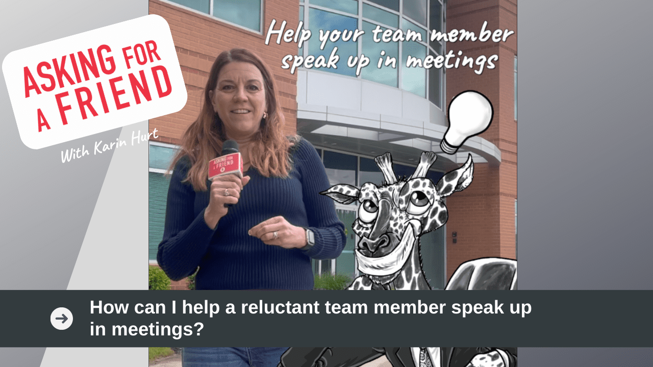 speak up in meetings