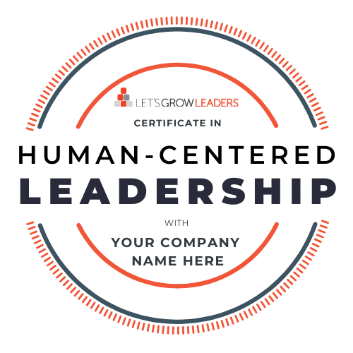 human-centered leadership badge