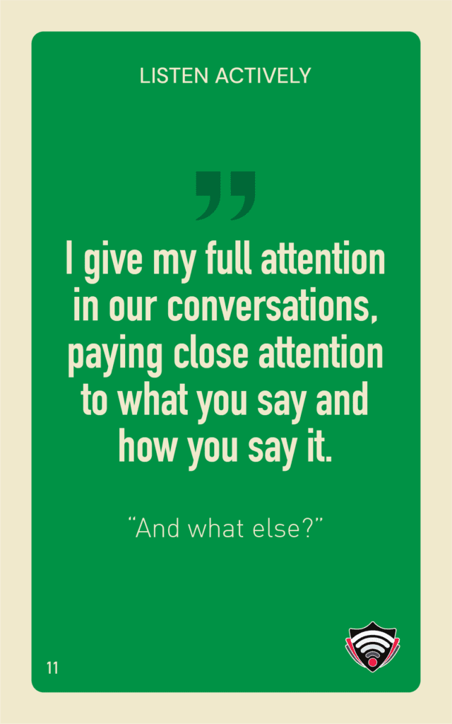 Active listening
