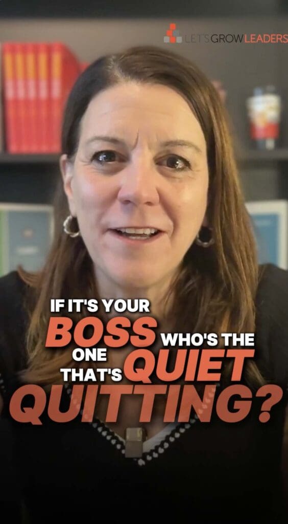 Boss quiet quitting