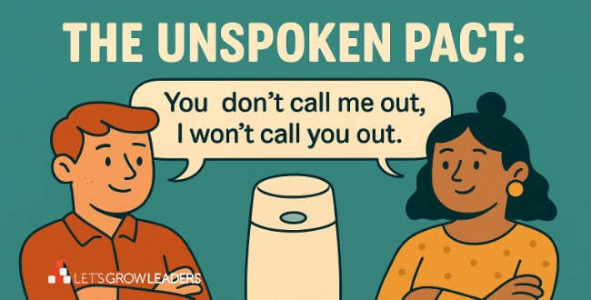 The unspojen pact conflict avoidance