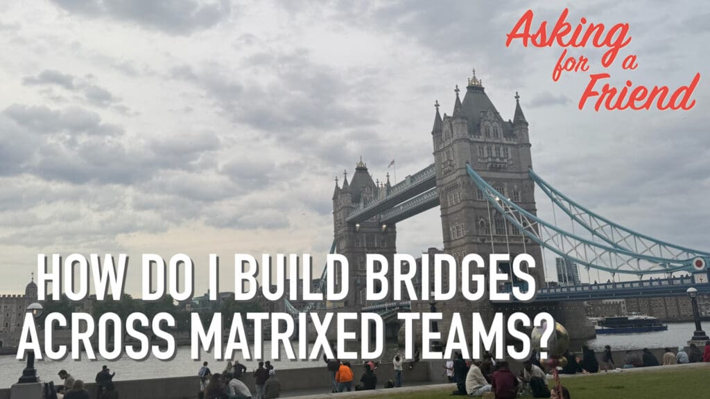 how do I lead in a matrixed team?