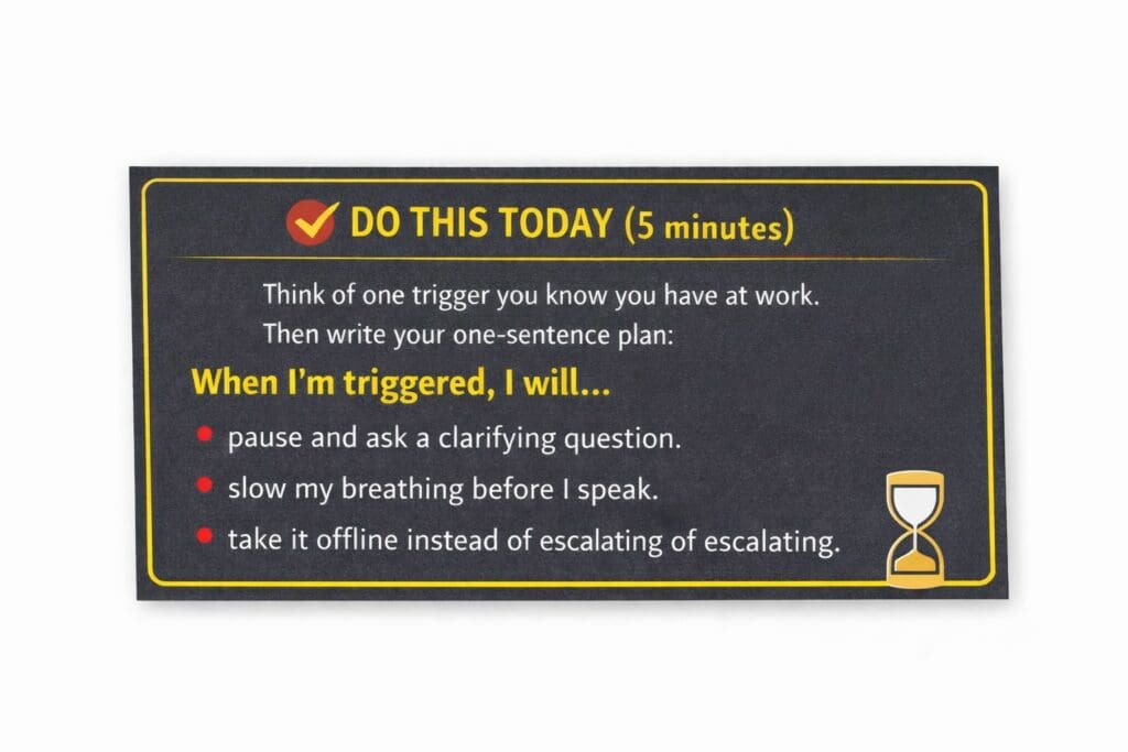 3 tips for managing an emotional response when you are triggered at work