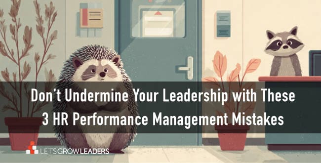 performance management mistakes with HR