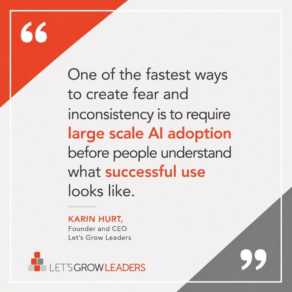 AI adoption Karin Hurt